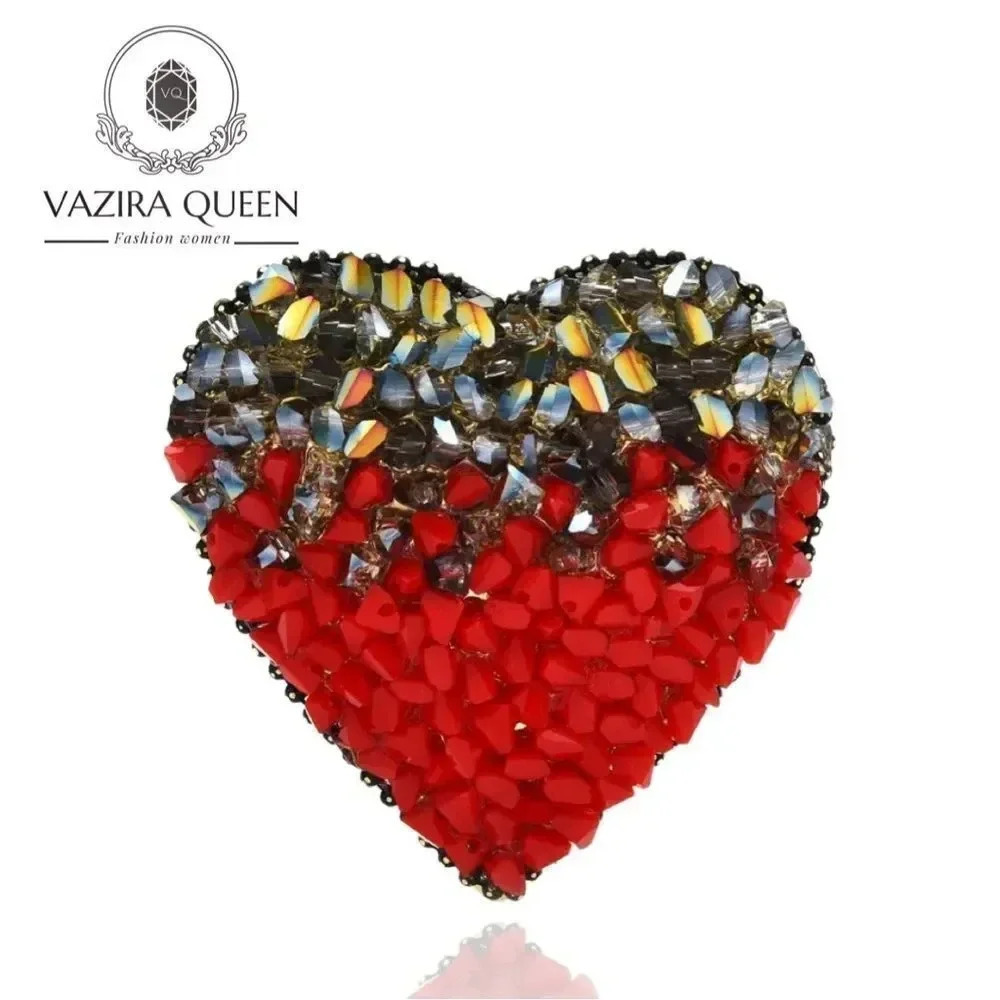 VQ Heart Brooch